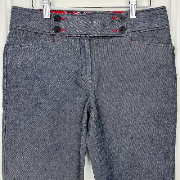 Tommy Hilfiger European Sailor Style Low Rise Stretch Dark Bootcut Jean's 8 - Picture 6 of 9